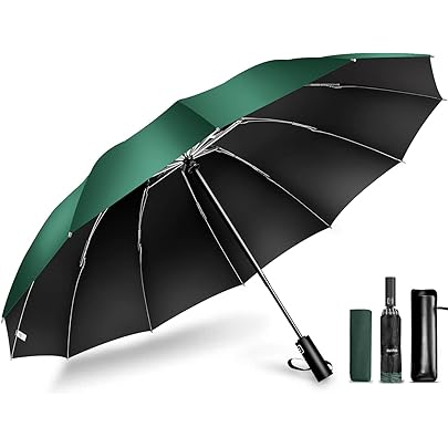 Amazon | DAVEK Solo Regenschirm (klassisches schwarz